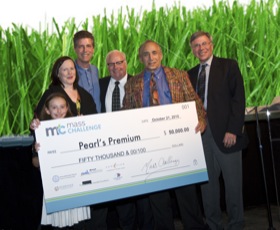 Pearl's Premium Team Receives MassChallenge Award Check