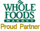 Proud partner, Whole Foods